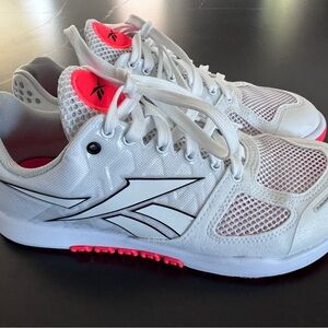 EUC Reebok Nano 2.0 White Orange Flare Women’s 7.5
